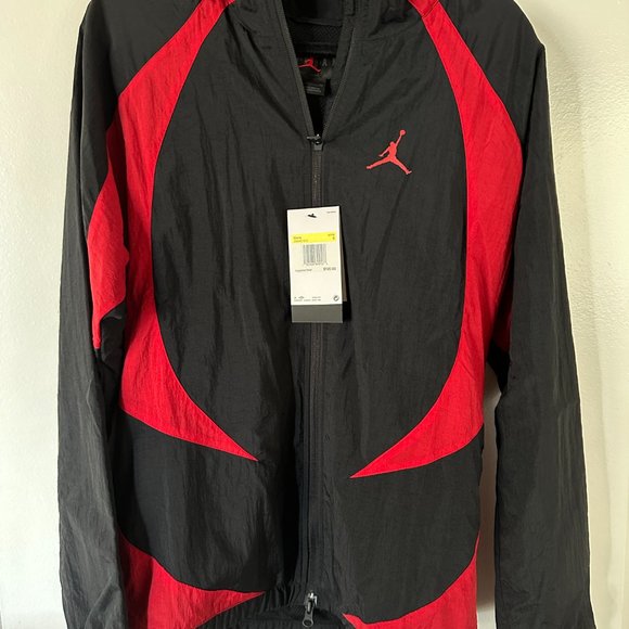 Jacket - Jordan Sport Jam - Warm Up Jacket - Red/Black - Mens S - Picture 5 of 6